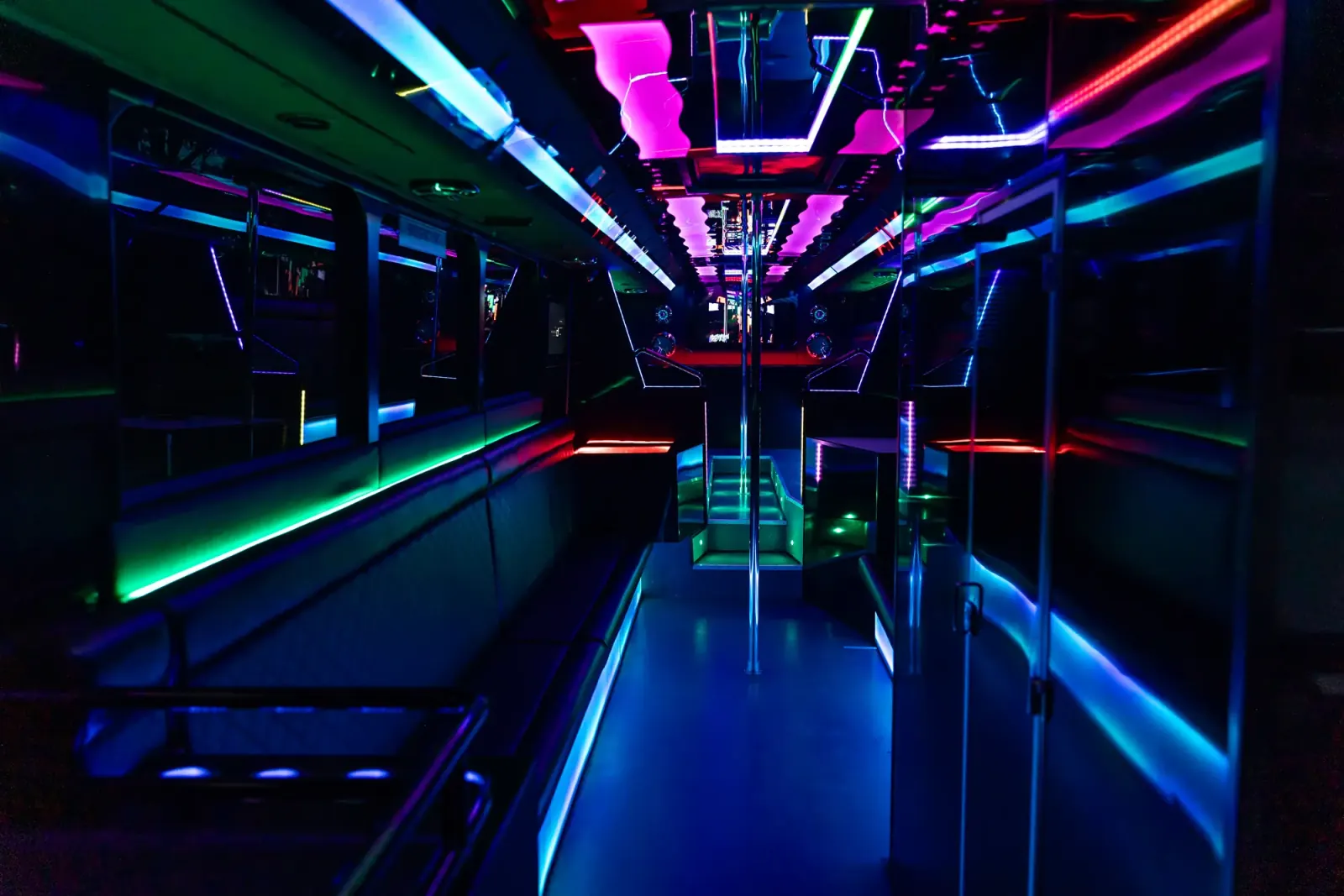 Seating and lighting inside VIP Celebrity